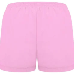 Womens Woven Bubblegum Pink Performance Gym Shorts