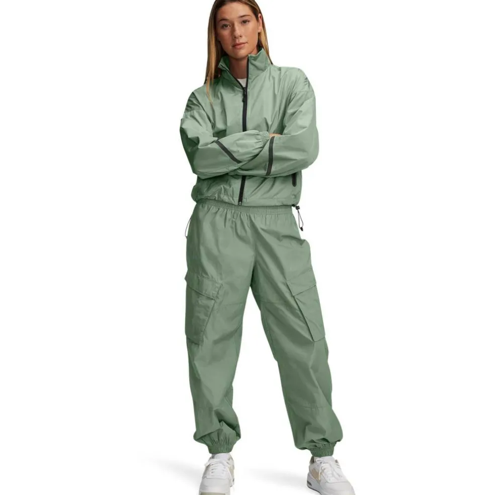 Women's Woven Sheen Performance Training Jacket