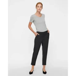 Women's Woven Straight Leg Trousers