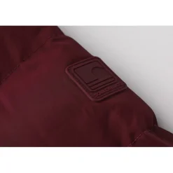 Womens 2 Zip Bubble Hooded Long Sleeve Short Puffer Jacket