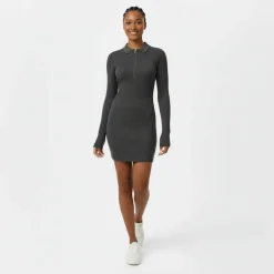 Women's Zipped Mini Knitted Jumper Dress