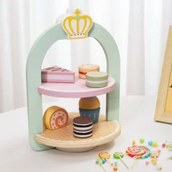 Wooden Cake Stand Set