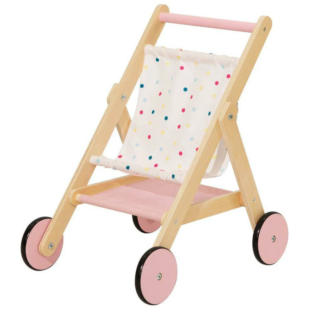 Wooden Dolls Pushchair