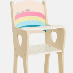 Wooden White Doll High Chair