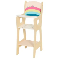 Wooden White Doll High Chair