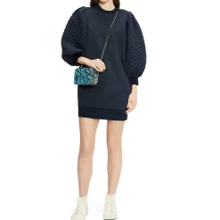 Xcelina Quilted Jersey Dress