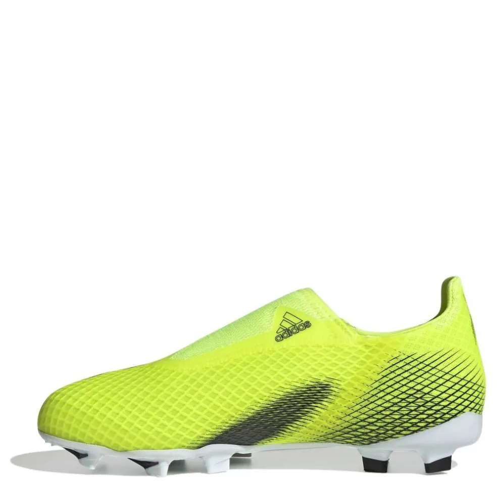 X Ghosted .3 Laceless Childrens Firm Ground Football Boots