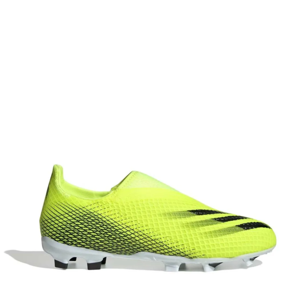 X Ghosted .3 Laceless Childrens Firm Ground Football Boots