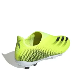 X Ghosted .3 Laceless Childrens Firm Ground Football Boots