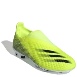 X Ghosted .3 Laceless Juniors Firm Ground Football Boots