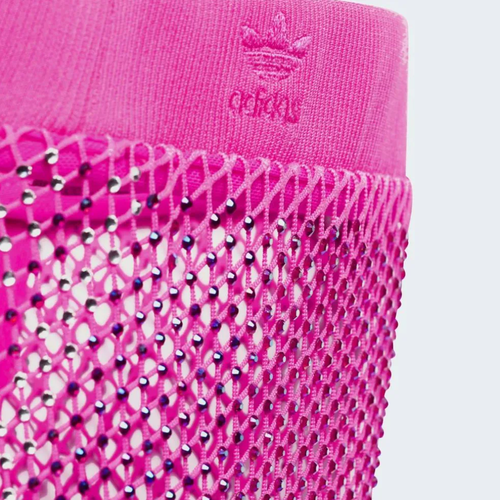 x Ivy Park Crystal Mesh Cover-Up Trousers Womens