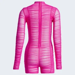 x IVY PARK Mesh Romper Womens