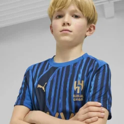 x KidsSuper Al Hilal Home Shirt 2025 2026 Juniors