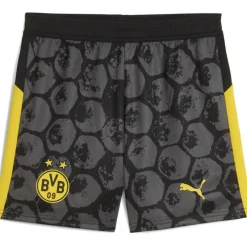 x KidsSuper Borussia Dortmund Home Shorts 2025 2026 Juniors