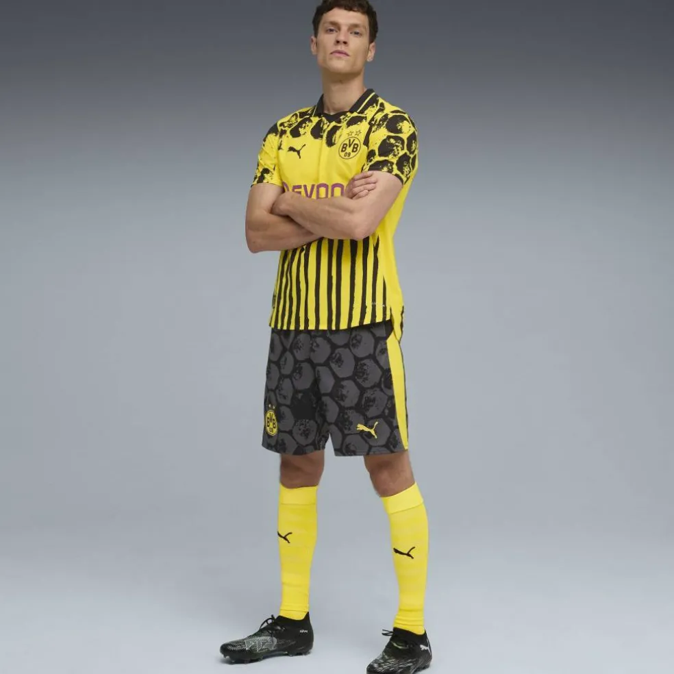 x KidsSuper Borussia Dortmund Home Shorts 2025 2026 Adults