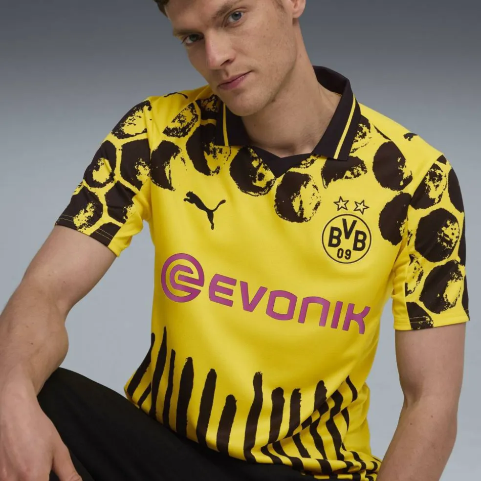x KidsSuper Borussia Dortmund Home Shirt 2025 2026 Adults