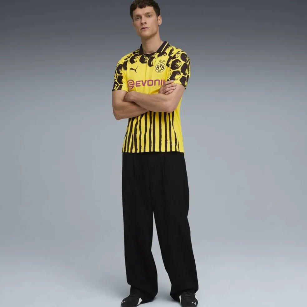 x KidsSuper Borussia Dortmund Home Shirt 2025 2026 Adults