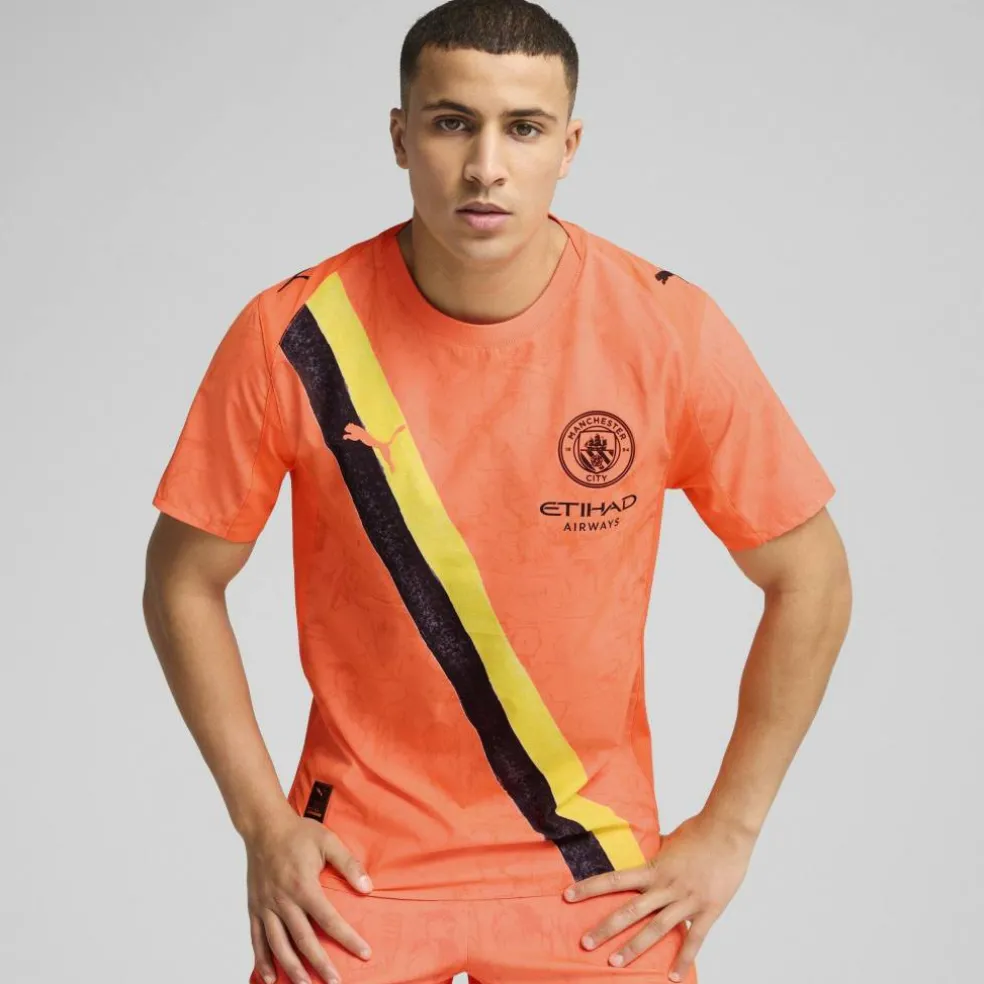 x KidsSuper Manchester City Authentic Away Shirt 2025 2026 Mens