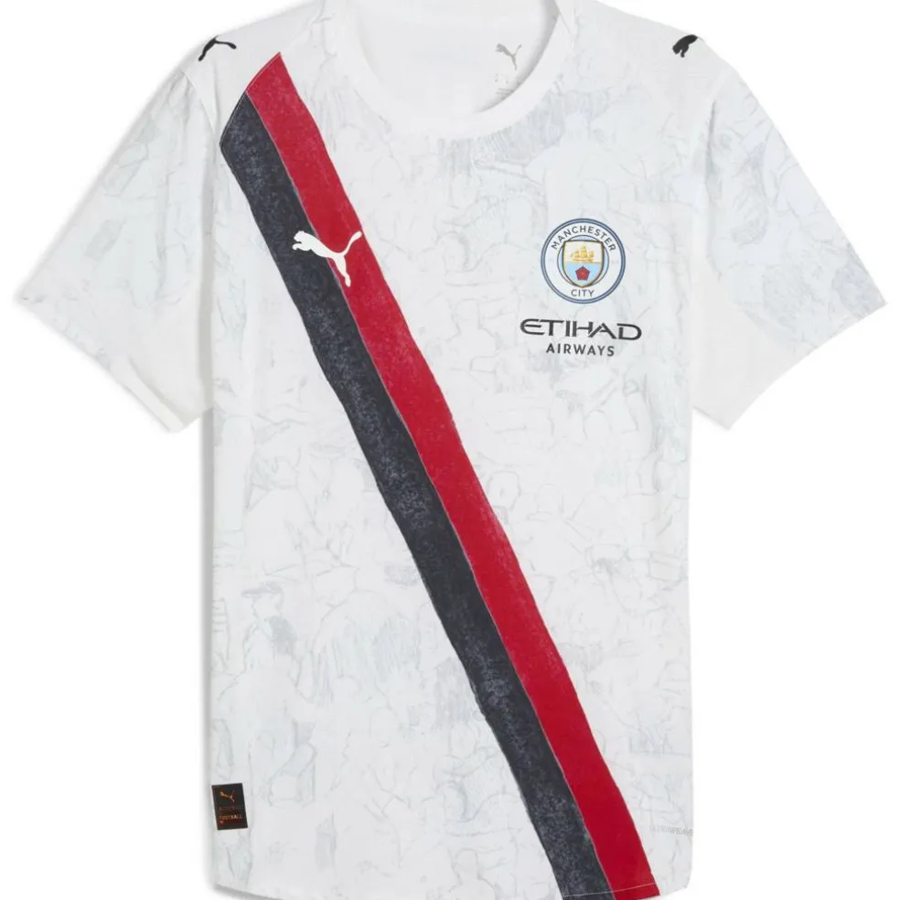 x KidsSuper Manchester City Authentic Away Shirt 2025 2026 Mens