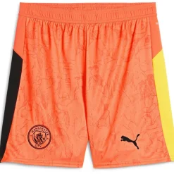 x KidsSuper Manchester City Goalkeeper Shorts 2025 2026 Adults