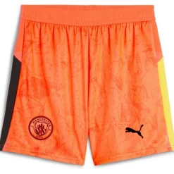 x KidsSuper Manchester City Goalkeeper Shorts 2025 2026 Juniors