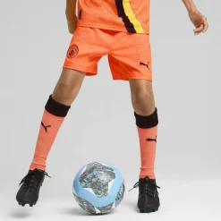 x KidsSuper Manchester City Goalkeeper Shorts 2025 2026 Juniors