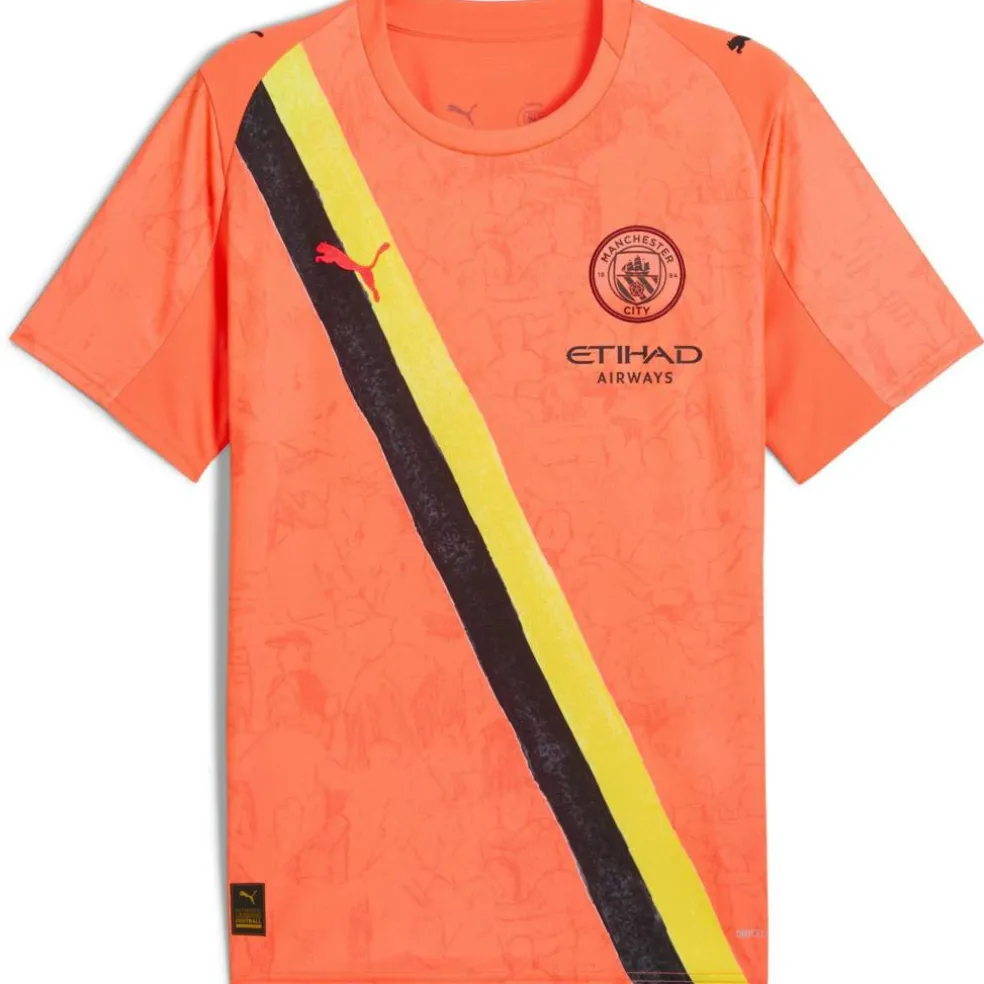 x KidsSuper Manchester City Goalkeeper Shirt 2025 2026 Adults