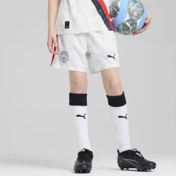 x KidsSuper Manchester City Third Shorts 2025 2026 Juniors