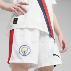 x KidsSuper Manchester City Third Shorts 2025 2026 Juniors