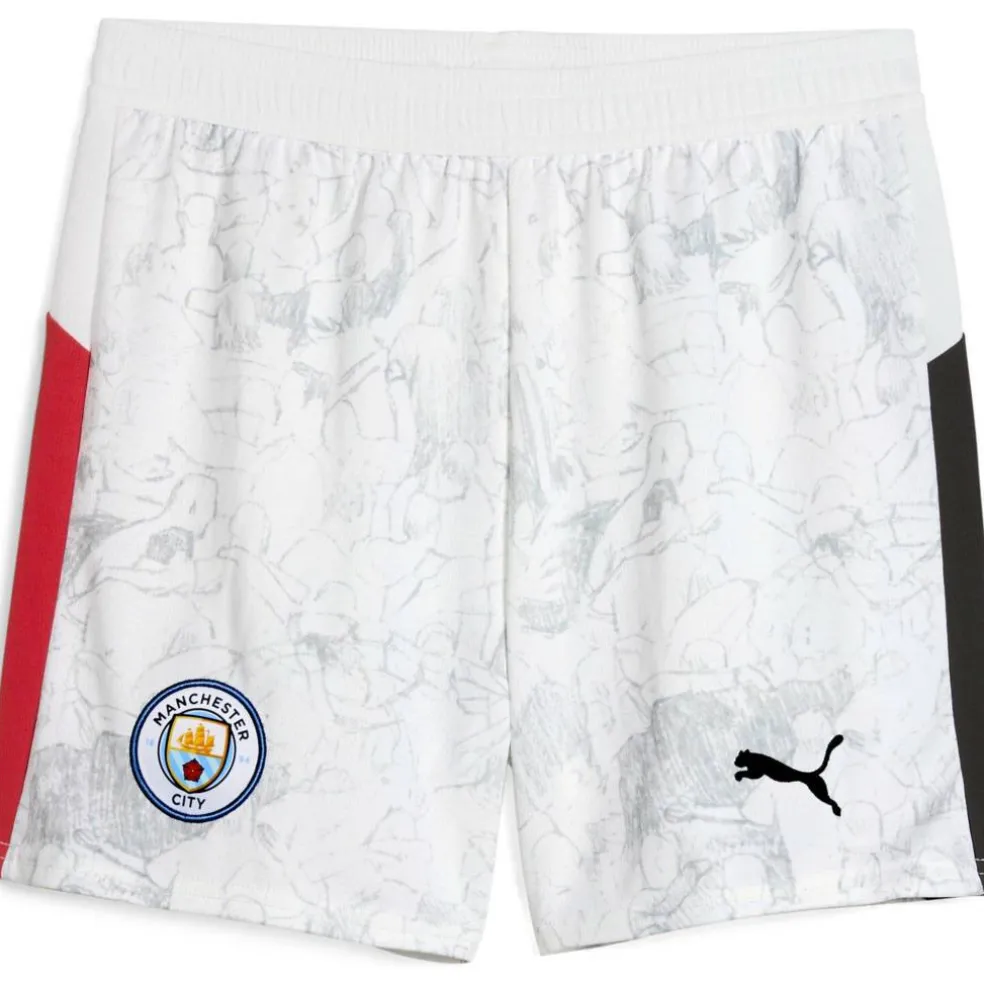 x KidsSuper Manchester City Third Shorts 2025 2026 Juniors