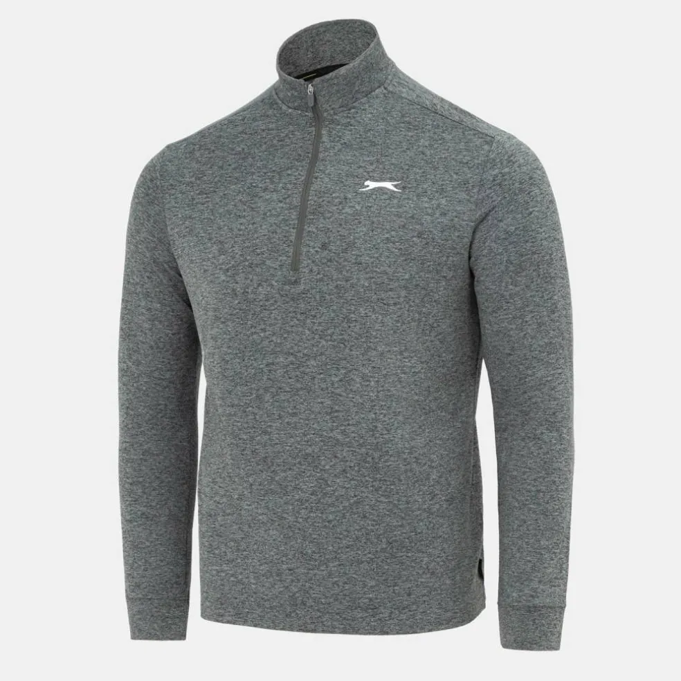 Zip Golf Pullover Top Mens