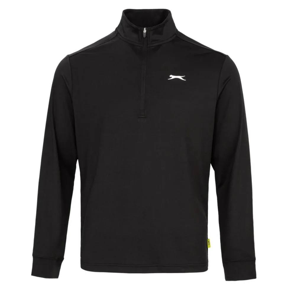 Zip Golf Pullover Top Mens