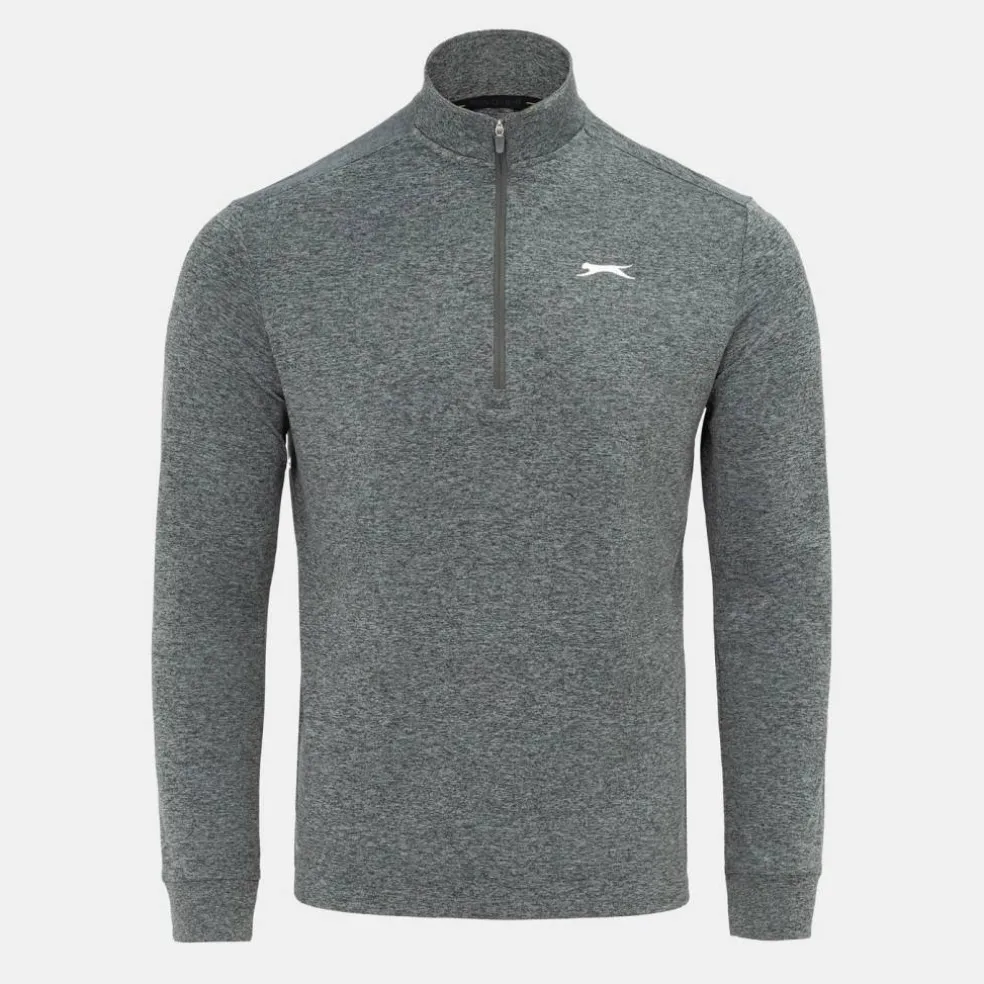 Zip Golf Pullover Top Mens