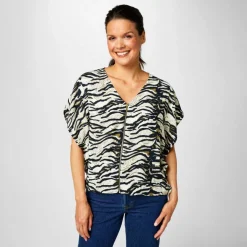 Zip Front Top