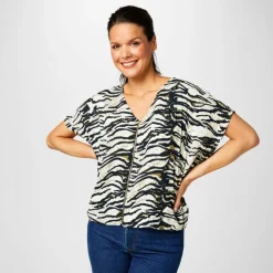 Zip Front Top